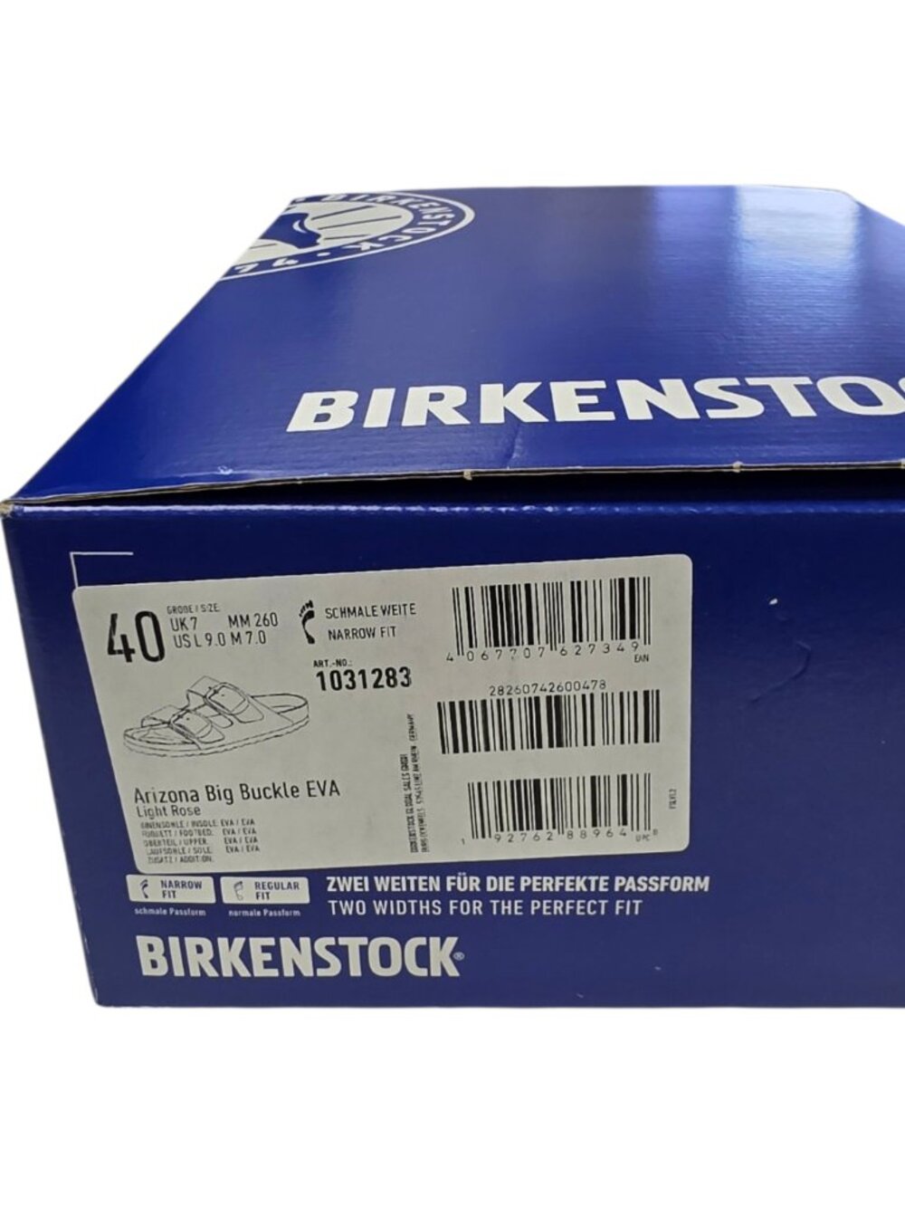 Birkenstock Arizona Big Buckle EVA Sandals, Light Rose, Slip On, 40 / US 9-9.5 - Picture 2 of 8